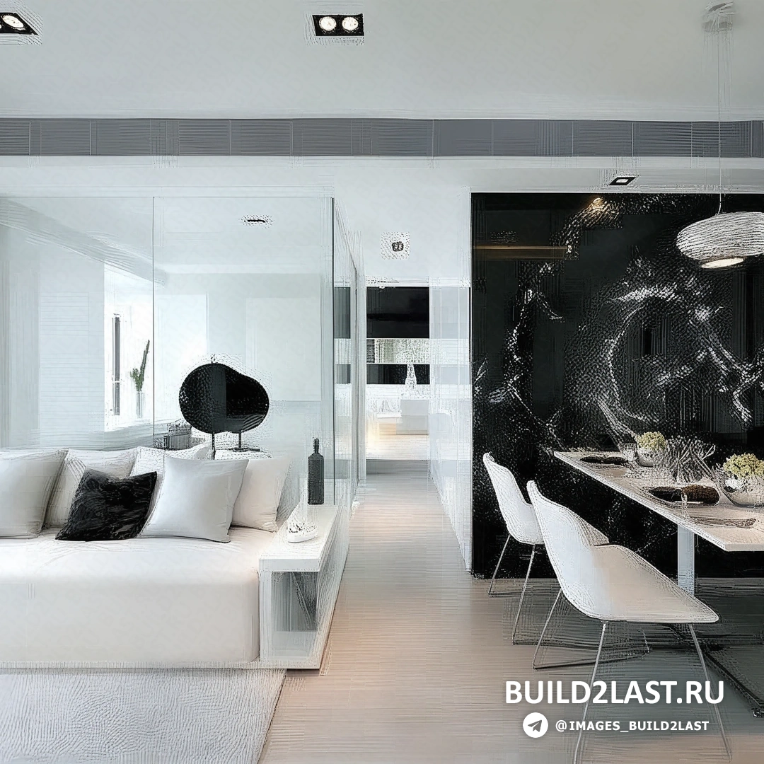 Черно-белое изображение архитектурных элементов, выделяющее текстуры и контуры