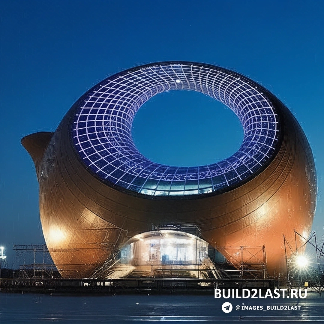 Иллюстрация культурного центра Wuxi Wanda в виде чайника, расположенного в Китае.