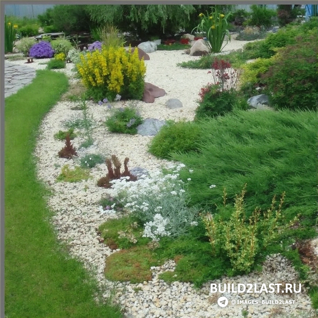 Ландшафтный дизайн, современное оформление участка