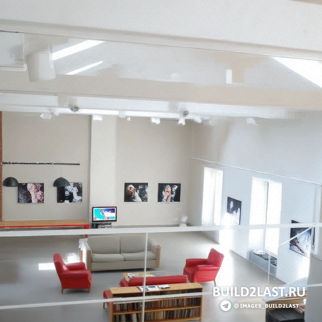 Обеденная зона с длинным столом и стульями, современный дизайн в сочетании с природным светом