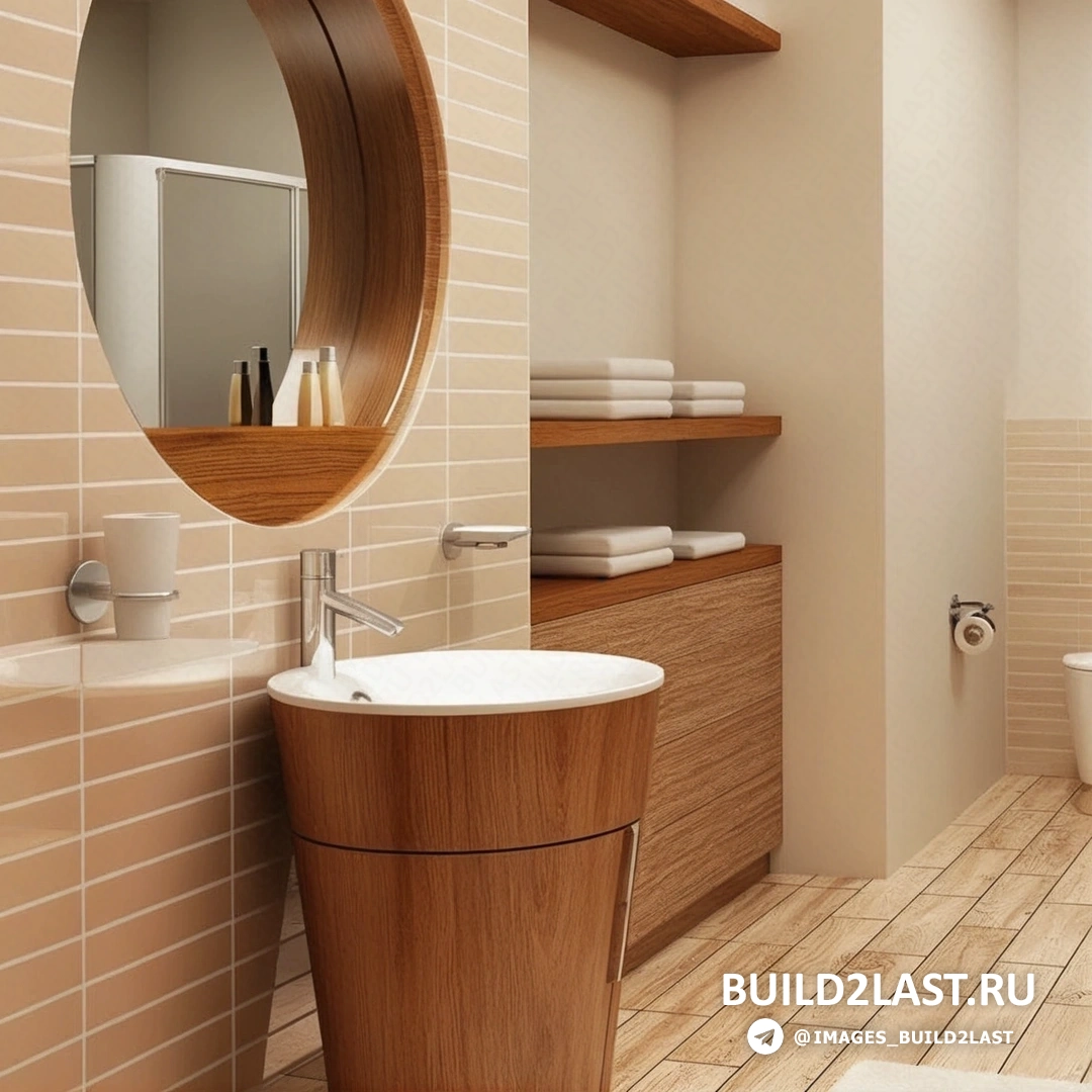 Романтическая ванная с золотистыми акцентами, подвесными светильниками и керамической плиткой