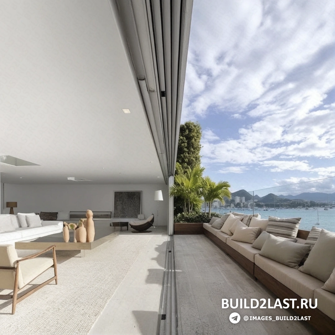 Роскошная резиденция с видом на океан, выполненная в современном стиле