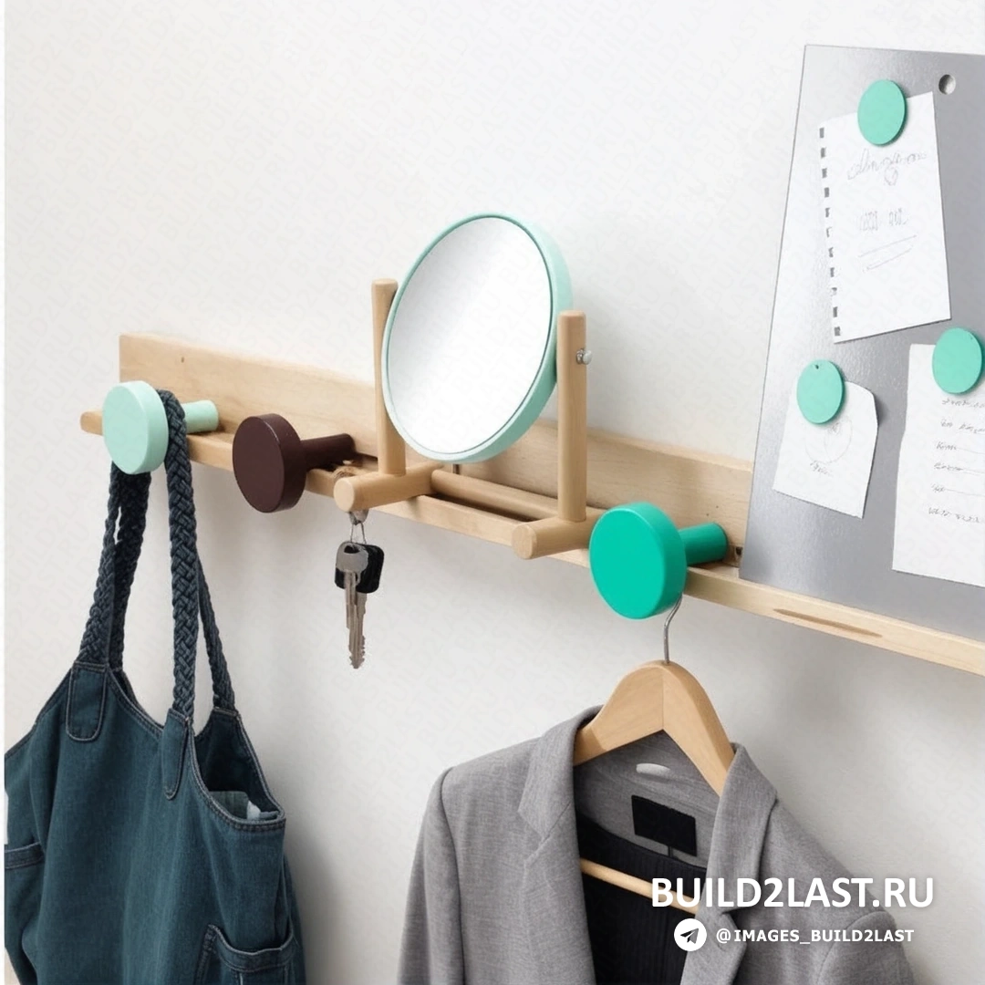 Стильный белый декор с металлическими элементами для элегантного интерьера.