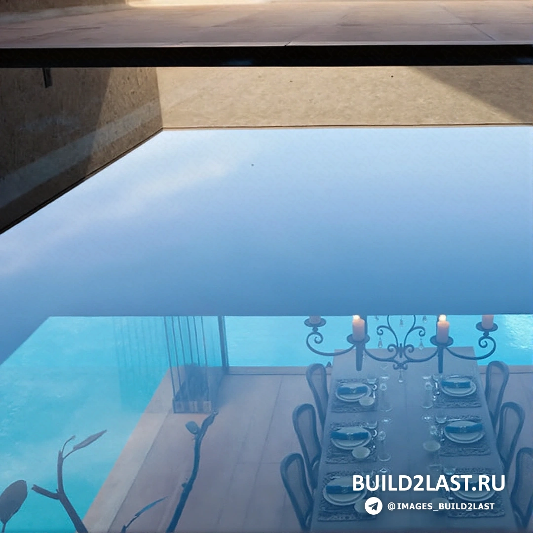 Тротуарная плитка во дворе виллы в Индии с зелеными насаждениями