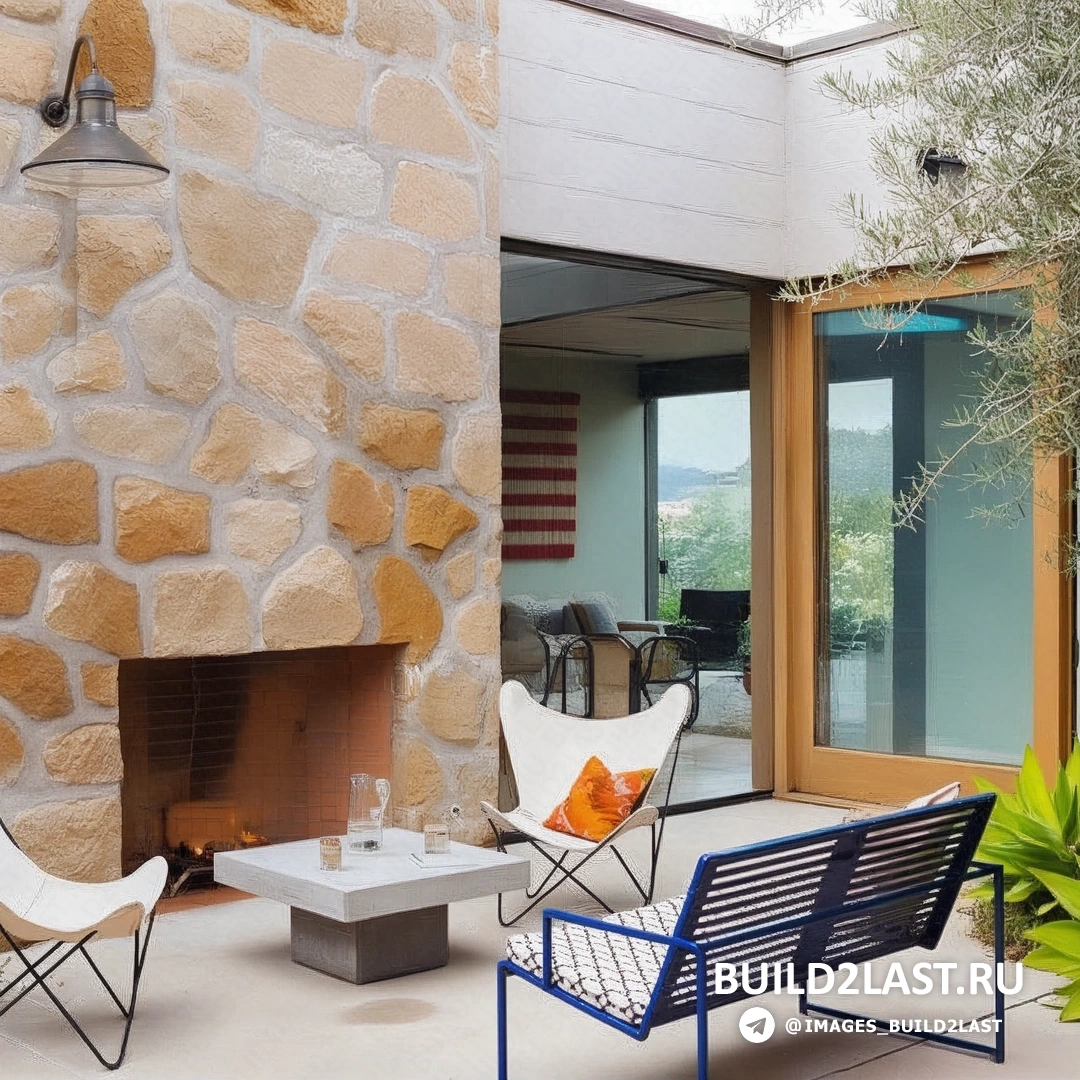 Загородный дом у побережья США с бассейном и природным окружением