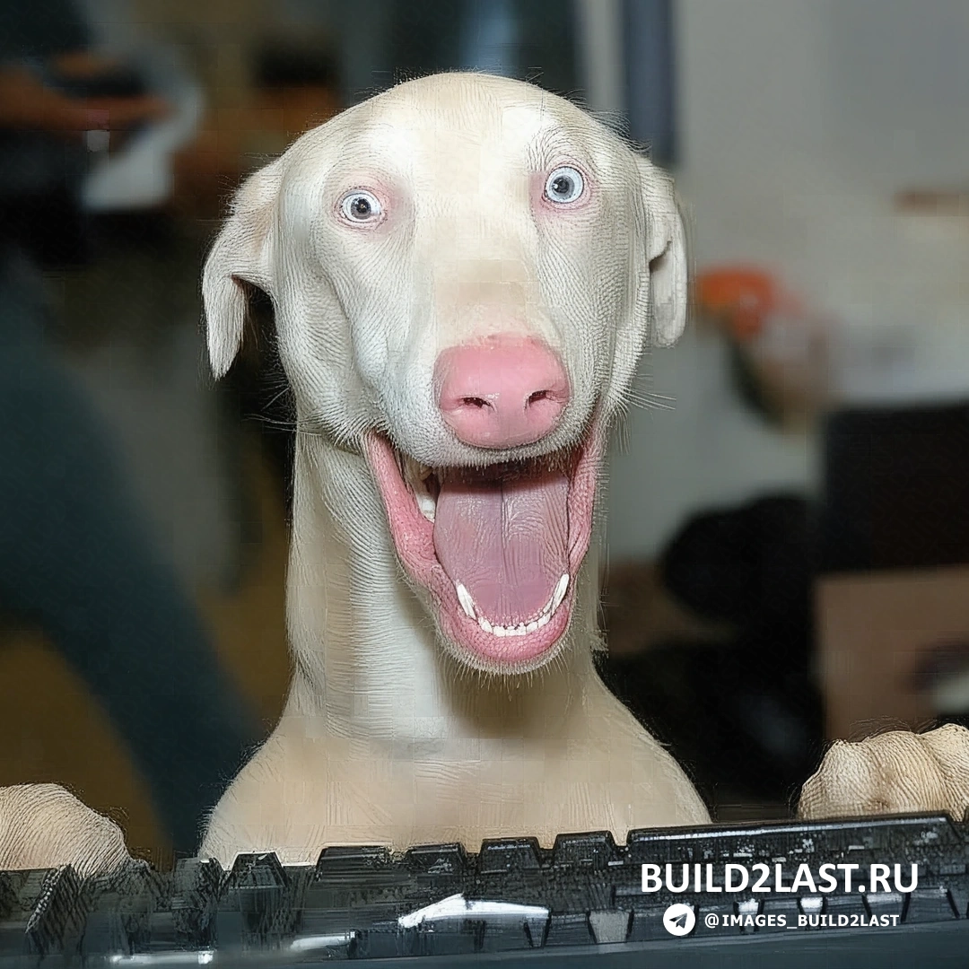 Животное-альбинос на белом фоне, запечатленное в уникальной ситуации.